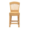 bali & pari Barito Modern Bohemian Natural Rattan Counter Stool WHI-Barito-Rattan-CC