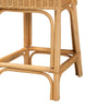 bali & pari Barito Modern Bohemian Natural Rattan Counter Stool WHI-Barito-Rattan-CC