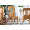 bali & pari Barito Modern Bohemian Natural Brown Rattan Dining Chair WHI-Barito-Rattan-DC