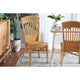 bali & pari Barito Modern Bohemian Natural Brown Rattan Dining Chair WHI-Barito-Rattan-DC