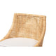 bali & pari Bella Modern Bohemian Natural Brown Rattan Bar Stool WHI-Bella-Rattan-BS