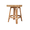 bali & pari Bella Modern Bohemian Natural Brown Rattan Bar Stool WHI-Bella-Rattan-BS