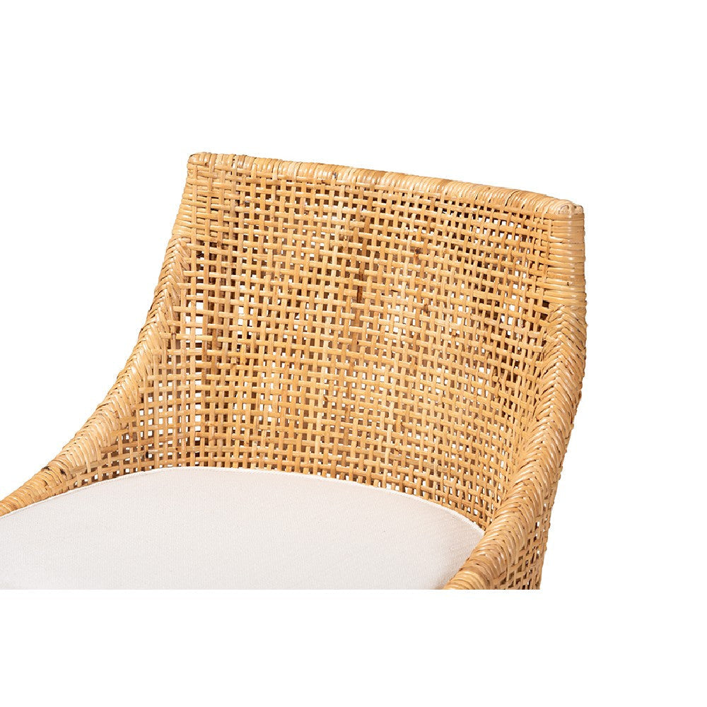 bali & pari Bella Modern Bohemian Natural Brown Rattan Counter Stool WHI-Bella-Rattan-CS
