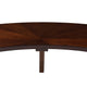 Baxton Studio Berlin Mid-Century Modern Walnut Finished Wood Curved Dining Bench WHI-Berlin-Walnut-Bench