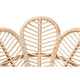 bali & pari Bianca Modern Bohemian Natural Brown Rattan Flower Chair