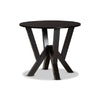 Baxton Studio Branca Modern and Contemporary Grey Fabric Upholstered and Dark Brown Finished Wood 5-Piece Dining Set