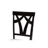 Baxton Studio Branca Modern and Contemporary Grey Fabric Upholstered and Dark Brown Finished Wood 5-Piece Dining Set