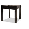 Baxton Studio Brava Modern and Contemporary Dark Brown Finished Wood 5-Piece Dining Set