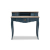 Baxton Studio Celestine French Provincial Blue Spruce Finished Wood Accent Writing Desk WHI-CES2-Blue-Spruce-Desk