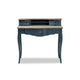 Baxton Studio Celestine French Provincial Blue Spruce Finished Wood Accent Writing Desk WHI-CES2-Blue-Spruce-Desk