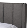 Baxton Studio Coronado Mid-Century Modern Transitional Grey Fabric Full Size 3-Drawer Storage Platform Bed