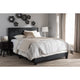 Baxton Studio Brookfield Modern and Contemporary Charcoal Grey Fabric Full Size Bed
