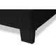 Baxton Studio Brookfield Modern and Contemporary Charcoal Grey Fabric King Size Bed