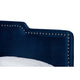Baxton Studio Benjen Modern and Contemporary Glam Navy Blue Velvet Fabric Upholstered Full Size Panel Bed