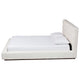 Baxton Studio Braylin Glam and Luxe Teddy-Bear Fabric Queen Size Platform Bed WHI-CFSP0828-White-Queen