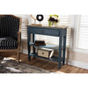 Baxton Studio Dauphine French Provincial Blue Spruce Fiinished Wood Accent Console Table