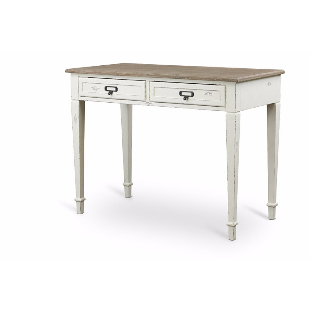 Baxton Studio Dauphine Traditional French Accent Writing Desk WHI-CHR4VM-M-B-CA