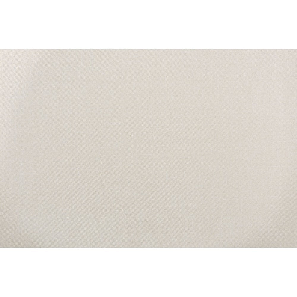 Baxton Studio Dannon Mid-Century Modern Cream Fabric and Black Finished Wood 5-Piece Dining Set WHI-CS001C-Black-Cream-5PC-Dining-Set