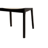 Baxton Studio Dannon Mid-Century Modern Cream Fabric and Black Finished Wood 7-Piece Dining Set WHI-CS001C-Black-Cream-7PC-Dining-Set