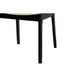 Baxton Studio Dannon Mid-Century Modern Cream Fabric and Black Finished Wood 7-Piece Dining Set WHI-CS001C-Black-Cream-7PC-Dining-Set