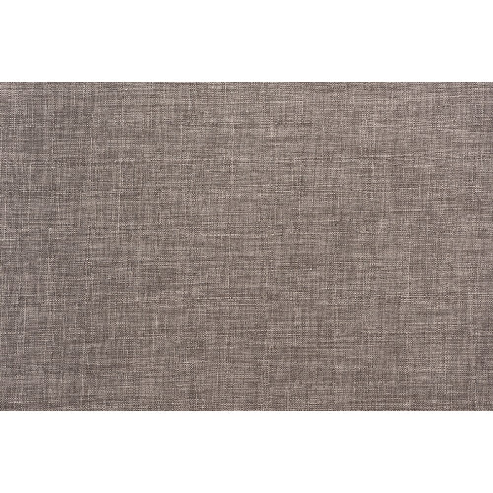 Baxton Studio Dannon Mid-Century Modern Grey Fabric and Ntural Oak Finished Wood 2-Piece Dining Chair Set