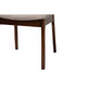 Baxton Studio Dannon Mid-Century Modern Grey Fabric and Walnut Brown Finished Wood 2-Piece Dining Chair Set