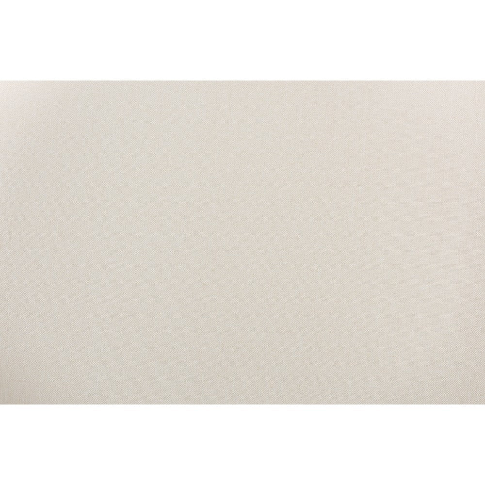 Baxton Studio Tarana Mid-Century Modern Cream Fabric and Black Finished Wood 5-Piece Dining Set WHI-CS002C-Black-Cream-5PC-Dining-Set