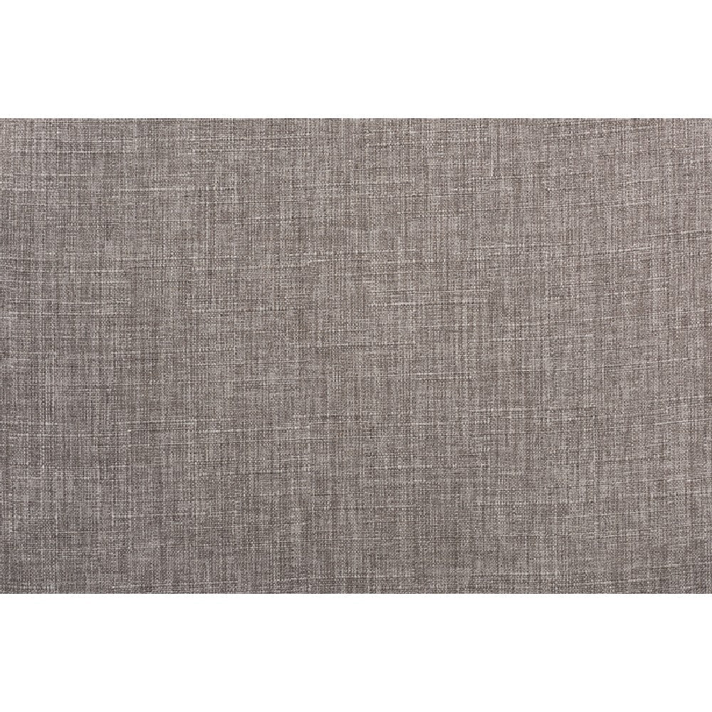 Baxton Studio Tarana Mid-Century Modern Grey Fabric and Walnut Brown Finished Wood 2-Piece Dining Chair Set