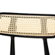 Baxton Studio Tarana Mid-Century Modern Cream Fabric and Black Finished Wood 5-Piece Pub Set
