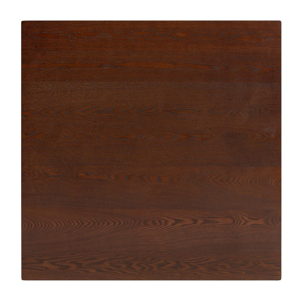 Baxton Studio Dannell Mid-Century Modern Grey Fabric and Walnut Brown Finished Wood 5-Piece Pub Set WHI-CS003P-Walnut-Light-Grey-5PC-Pub-Set
