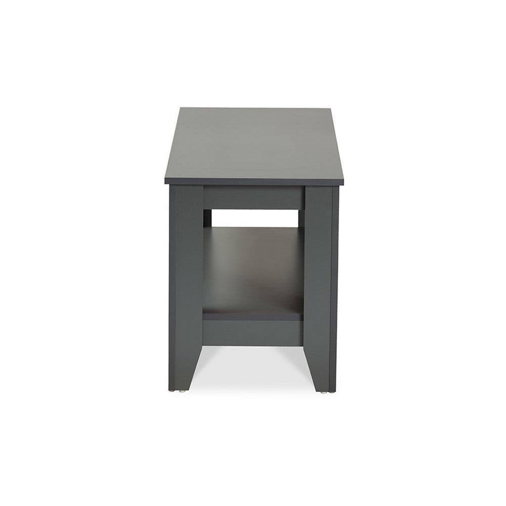 Baxton Studio Elada Modern and Contemporary Grey Finished Wood Coffee Table WHI-CT8000-Grey-CT