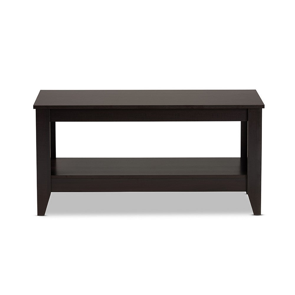 Baxton Studio Elada Modern and Contemporary Wenge Finished Wood Coffee Table