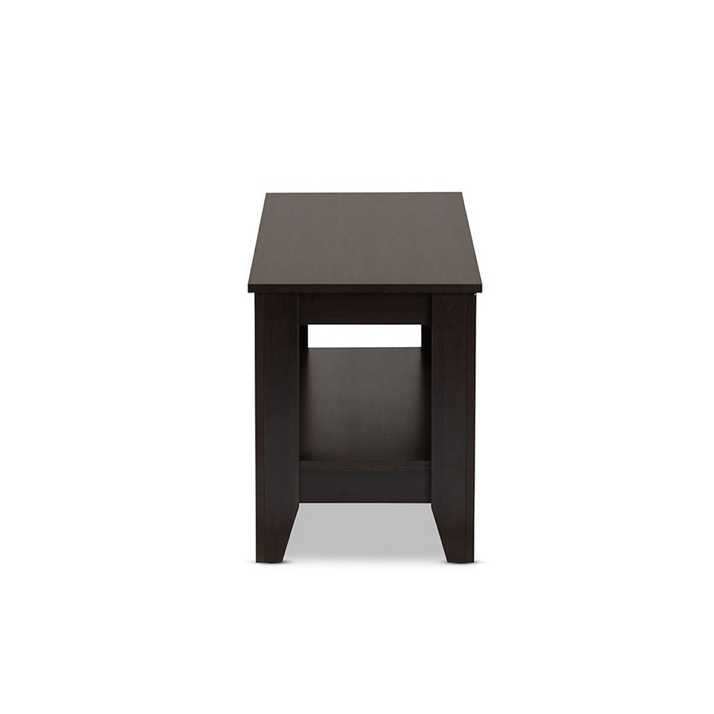 Baxton Studio Elada Modern and Contemporary Wenge Finished Wood Coffee Table