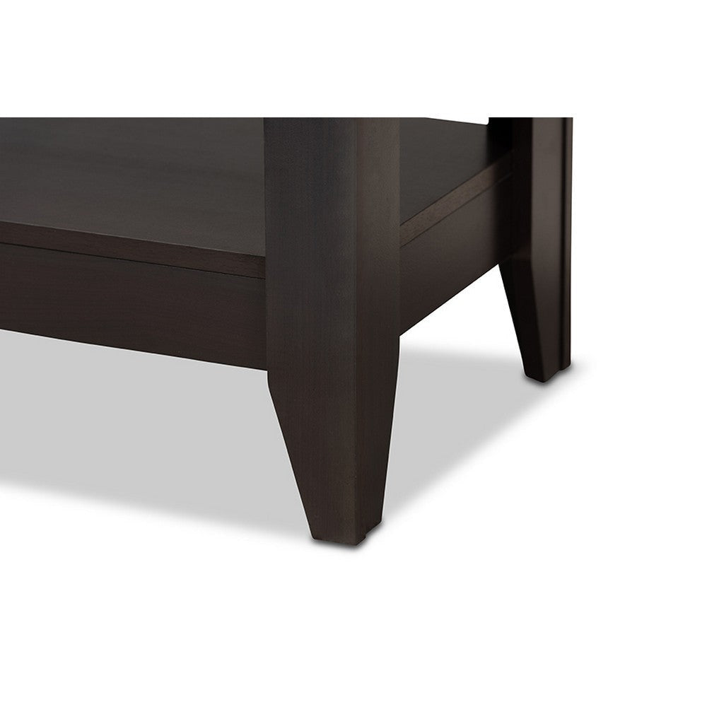 Baxton Studio Elada Modern and Contemporary Wenge Finished Wood Coffee Table
