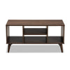 Baxton Studio Linas Mid-Century Modern Walnut Finished Coffee Table WHI-CT8001-Columbia-Walnut-CT