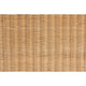 bali & pari Cacaban Modern Bohemian Natural Brown Rattan Accent Bench WHI-Cacaban-Rattan-Bench