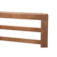 Baxton Studio Calisto Mid-Century Modern Walnut Brown Finished Wood Full Size Platform Bed