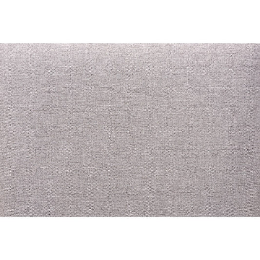 Baxton Studio Carlin Modern Transitional Grey Fabric Upholstered and Dark Brown Finished Wood 7-Piece Dining Set