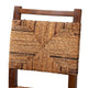 bali & pari Cordoba Bohemian Natural Seagrass and Mahogany Wood 2-Piece Dining Chair WHI-Cordoba-Seagrass-DC