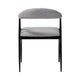 Baxton Studio Orrin Modern Industrial Grey Fabric and Metal Dining Chair WHI-D03017BC-Grey-DC