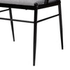 Baxton Studio Orrin Modern Industrial Grey Fabric and Metal Dining Chair WHI-D03017BC-Grey-DC
