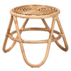 bali & pari Jacinda Modern Bohemian Natural Brown Rattan End Table WHI-DC785-Rattan-ET