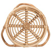 bali & pari Jacinda Modern Bohemian Natural Brown Rattan End Table WHI-DC785-Rattan-ET