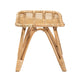 bali & pari Earvin Modern Bohemian Natural Brown Rattan Footstool WHI-DC8005-Rattan-Footstool