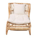 bali & pari Delara Modern Bohemian Natural Brown Rattan Chaise WHI-DC8029-Rattan-Chaise