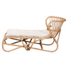 bali & pari Delara Modern Bohemian Natural Brown Rattan Chaise WHI-DC8029-Rattan-Chaise