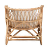 bali & pari Delara Modern Bohemian Natural Brown Rattan Chaise WHI-DC8029-Rattan-Chaise