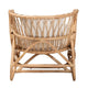 bali & pari Delara Modern Bohemian Natural Brown Rattan Chaise WHI-DC8029-Rattan-Chaise