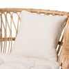 bali & pari Delara Modern Bohemian Natural Brown Rattan Chaise WHI-DC8029-Rattan-Chaise