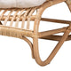 bali & pari Delara Modern Bohemian Natural Brown Rattan Chaise WHI-DC8029-Rattan-Chaise